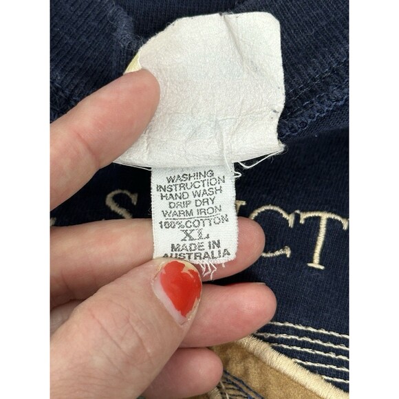 Vtg Lone Pine Koala Sanctuary T-Shirt Men XL Blue Embroidered Brisbane Australia - Picture 10 of 10